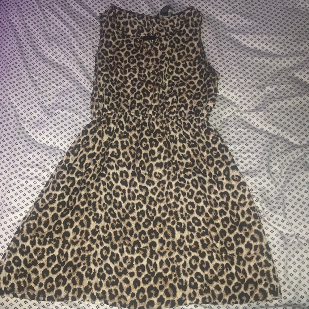 Cheetah print dress